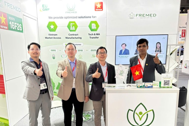 Dược phẩm Fremed góp mặt tại triển lãm dược phẩm toàn cầu CPHI Milan 2026